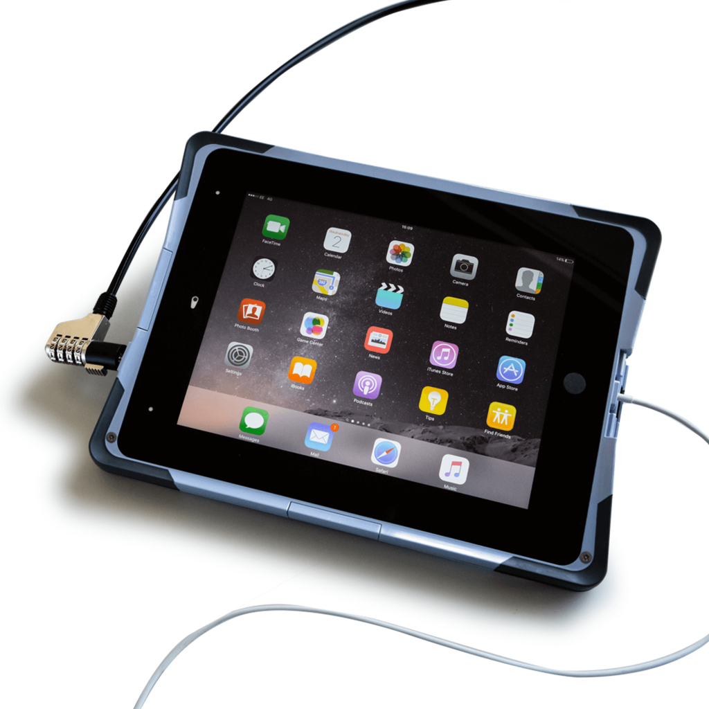 PadTopper Navy - Support iPad & Tablettes lit