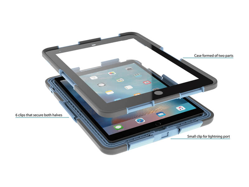 iBioShield iPad 10x Case Medical Grade Cases for iPad FutureNova