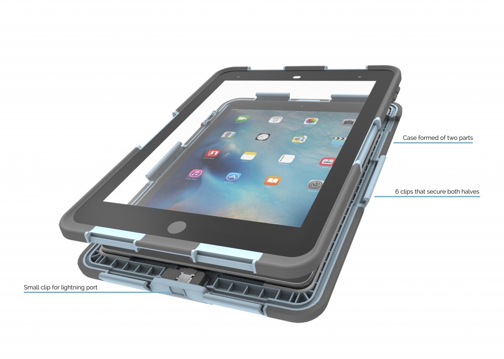 iBioShield iPad 10x Case Medical Grade Cases for iPad FutureNova