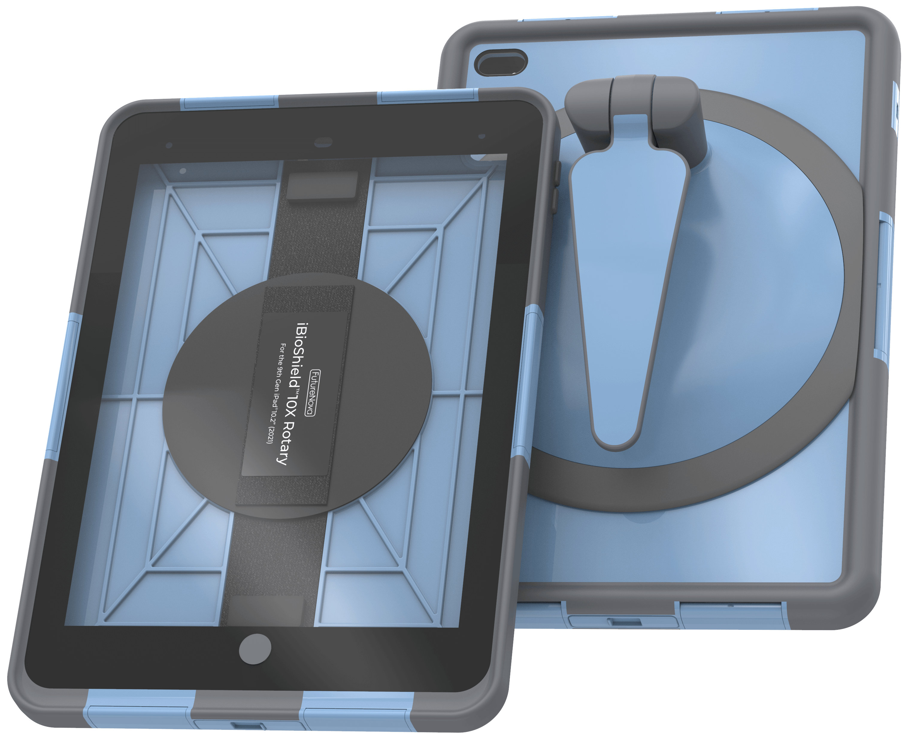 Case for 2021 iPad 10.2 9th Generation A2602 A2603 A2604 Rotating